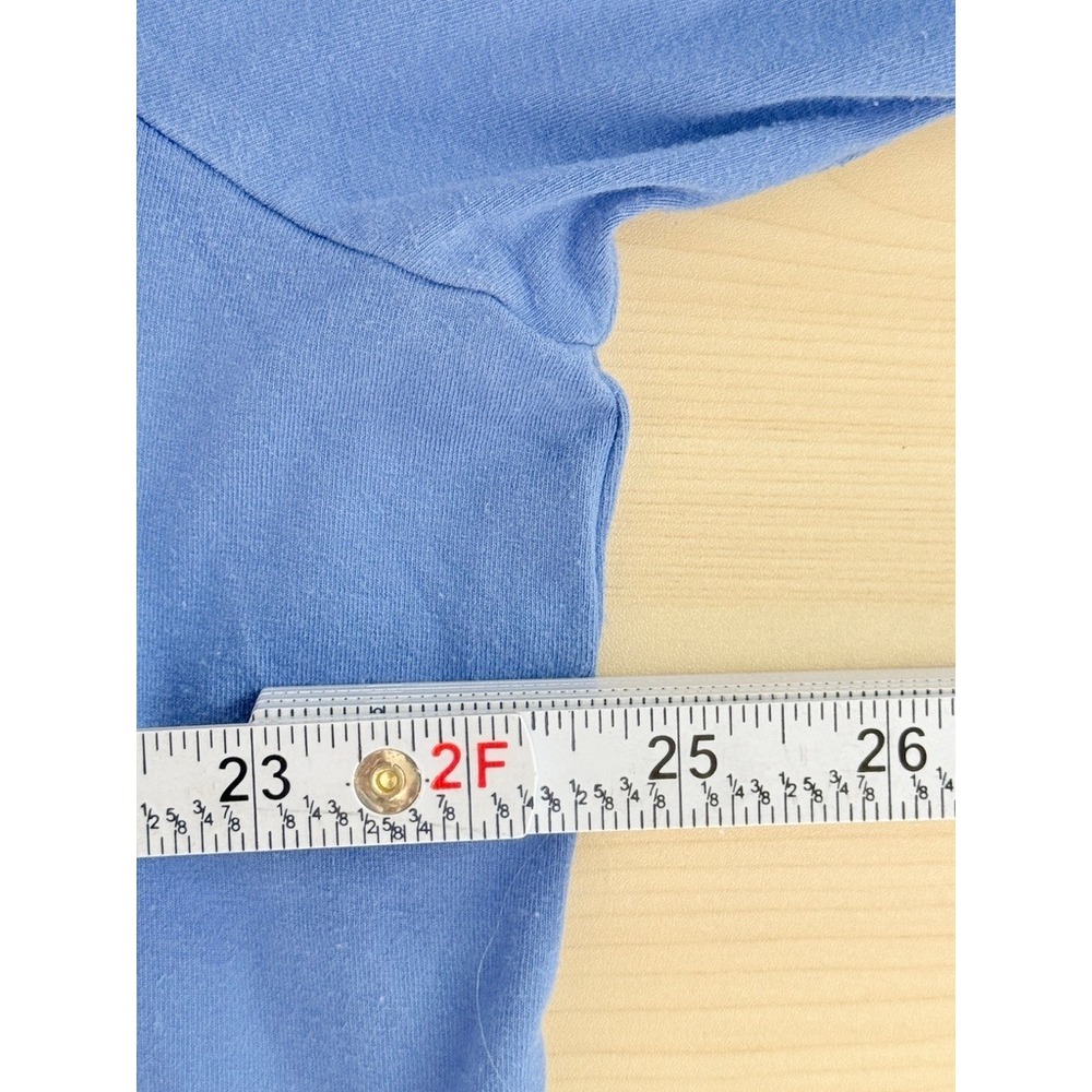 Eileen Fisher Woman Baby Blue Top New Pastel Scoop Neck Long Sleeve Jersey 3X - Picture 5 of 7